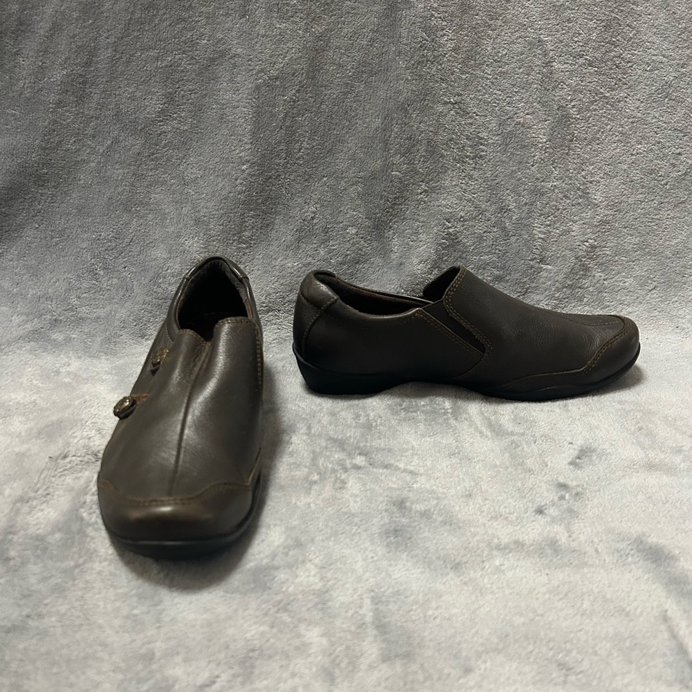 Women’s Taos Encore brown Leather Mary Jane Clog Slip On shoes size 6
